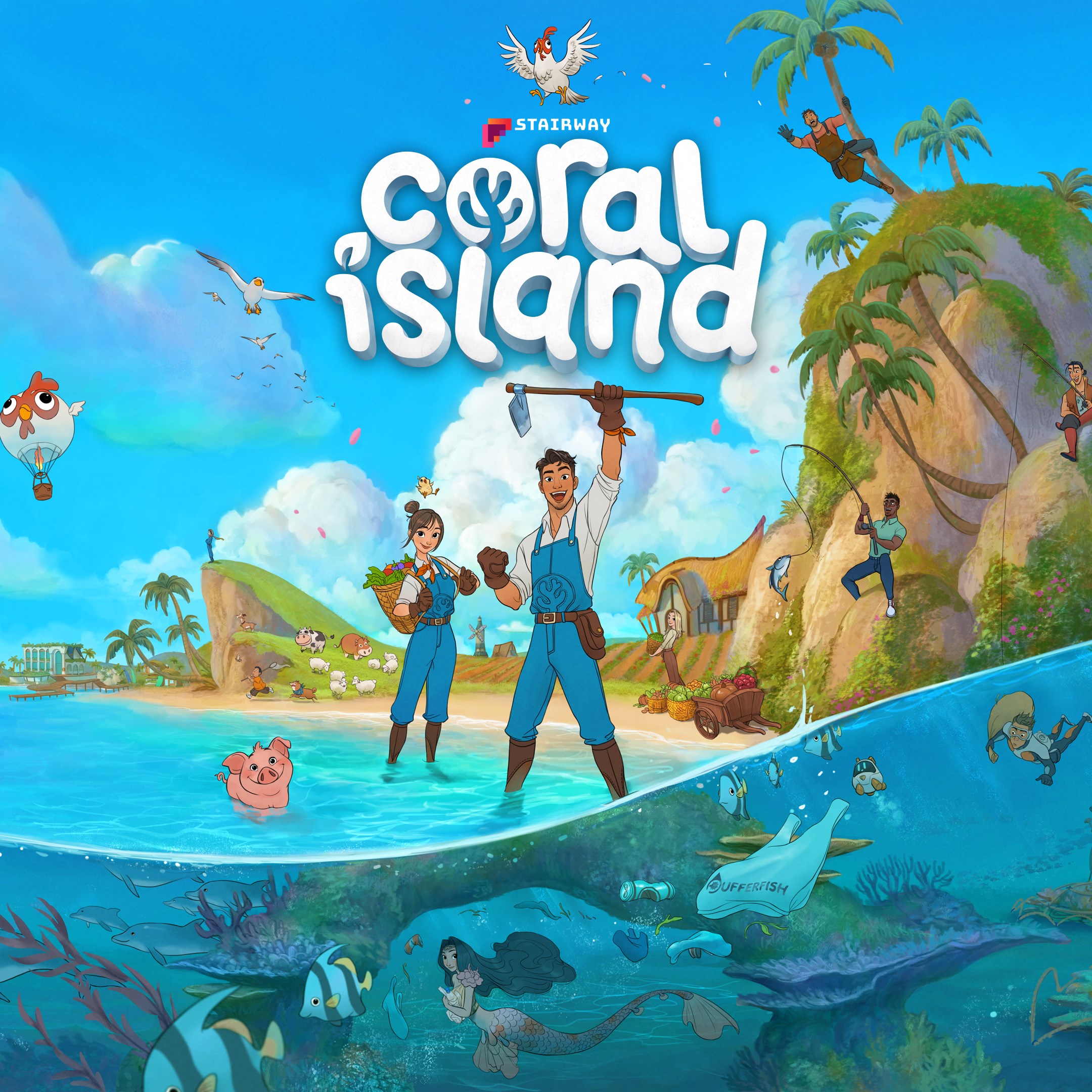 Coral Island llegará a Switch 2 este invierno junto a su actualización 1.4